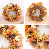NNETM Halloween Harvest Wreath Decor
