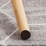 NNETM Minimalist Round White Coffee Table - Small and Space-Saving