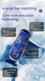 NNETM Large Battery Dual Motor Portable Fan - Blue