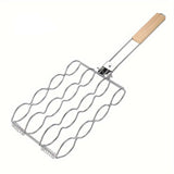 NNETM Iron Grill Basket for BBQ & Grilling