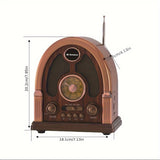 NNETM Wireless Vintage Radio with USB, FM/AM/SW Playback