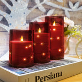 NNETM Trios of Tranquility: Christmas Edition - Flickering Flameless Candle Set
