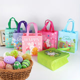 NNETM 6pcs Easter Egg Hunt Gift Bags with Handles