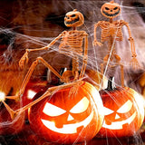 NNETM Halloween Pumpkin Skeleton Props (2Pcs)