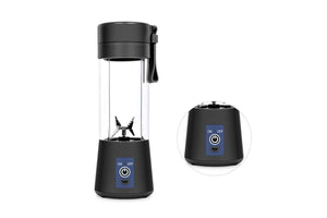 NNEIDS 2 In 1 Portable Juice Blender Electrical USB Rechargeable Juicer Cup Juice Maker – Black