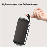 NNETM Folding Stool Frame Black Mesh Seat