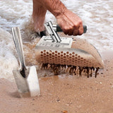 NNETM Long Handle Stainless Steel Sand Scoop for Detecting