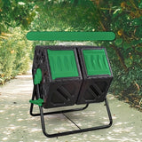 NNETM Dual Chamber Rotating Compost Bin