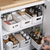 NNETM 10pcs Set Plastic Storage Baskets with Handles