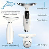 NNETM Neck & Face Massager Heated Skincare Tool (7-in-1)
