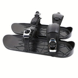 NNETM Mini Snow Skates Adjustable Ski Sled Boots
