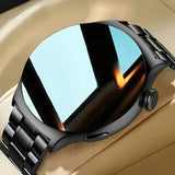 NNETM Smart Watch Big Screen Custom Dial Answer Call Fitness Tracker Sport Smart Watch For Men - Black