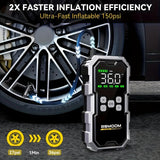 NNETM Cordless Car Jump Starter with Air Compressor