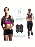 NNETM 18Lbs Weighted Vest - Adjustable, Solid Black