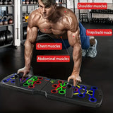 NNETM Multi-functional Folding Push Up Board