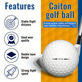 NNETM 2-Ply Golf Balls with 332 Dimples (50pcs)