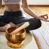 NNETM Harmony Haven: Handcrafted Singing Bowl Set for Yoga, Meditation, and Healing