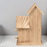 NNETM Lovely Bird's Nest - Villa Style Wooden Birdhouse