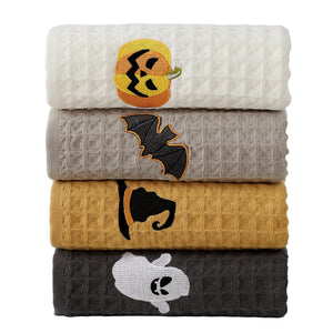 NNETM Halloween Cotton Towels Set (4-Pack)