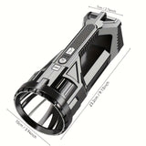 NNETM Camping Spotlight USB Rechargeable Flashlight