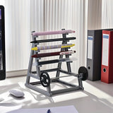 Barbell-Shaped Pen Holder