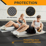 NNETM Interlocking Exercise Mat Black Set (48pcs)