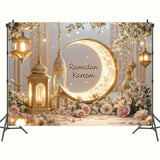NNETM Crescent Moon Ramadan Lantern Door Banner Decor