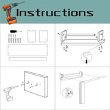 NNETM Chic Hanging Book Shelf: Elevate Your Book Display