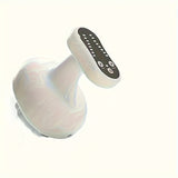 NNETM USB Rechargeable Electric Gua Sha Massager with 6 Heat & Suction Levels - White