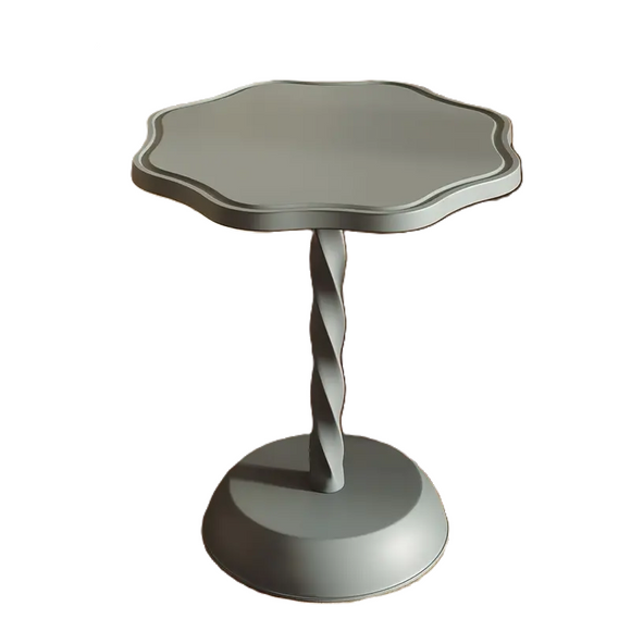 NNETM Elegant Light Luxury Sofa Side Table - Silent Grey