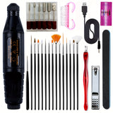 NNETM Electric Nail Drill Kit for Acrylic & Gel Removal