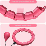 NNETM Adjustable Weighted Fitness Hoops for Effective Abdomen Workout