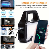 NNETM Rechargeable Portable Solar LED Flashlight (1200mAh)
