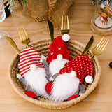 Christmas Santa Cutlery Covers Set of 6