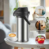 NNETM Thermal Air Pot Jug Stainless Steel (1.9L)