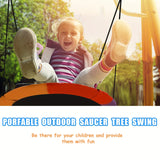 NNETM Rainbow Canopy Hammock Outdoor Swing