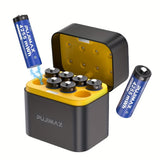 NNETM 8PCS AA Rechargeable Lithium Batteries with Charging Box