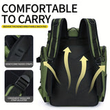 NNETM Fishing Backpack with Rod Holder & Tackle Box