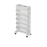 NNETM Movable Desk Side Bookshelf