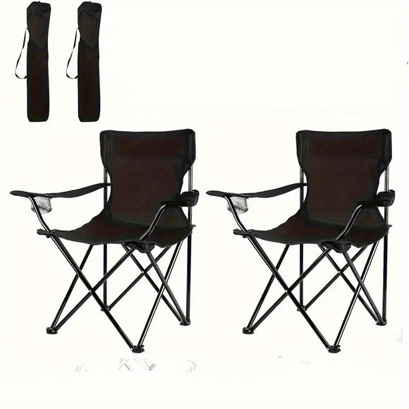 NNETM Lightweight Folding Beach Chairs (Set of 2)