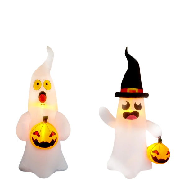 NNEOBA Giant Inflatable Ghost Halloween Yard Decoration (4 ft)