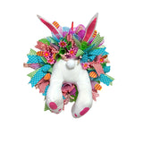 NNETM Rabbit Decoration Garland Bunny Wreath Easter Hanging Decor