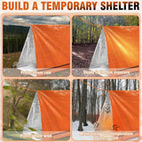 NNETM Survival Tent Kit for Outdoor Camping