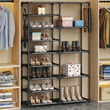NNETM From sneakers to stilettos, this 9-tier shoe rack has room for them all