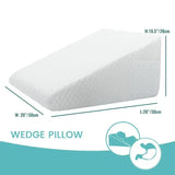 NNETM Float on a Cloud of Comfort - Memory Foam Wedge Pillow