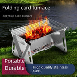 NNETM Ultra-Lightweight Outdoor Flat Fire Stove Stainless Steel Grill