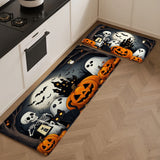3-Piece Halloween Pumpkin & Ghost Door Mat Set