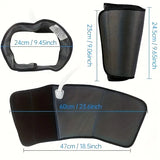 NNETM Leg Massager for Circulation with Air Compression & Heat(Gray)