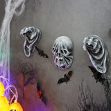 NNETM 3-Piece Set of 5-Inch Realistic Ghost Hands - Wall-Mounted Head Pendants