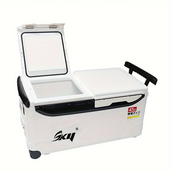 NNETM Insulated Outdoor Cooler with Wheels & Locks